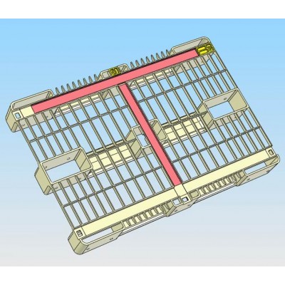 STEEL REINFORCED HYGENIC EURO PALLET