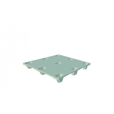 100 X 120 ONE WAY HYGENIC (CLOSED DECK) PLASTIC PALLET