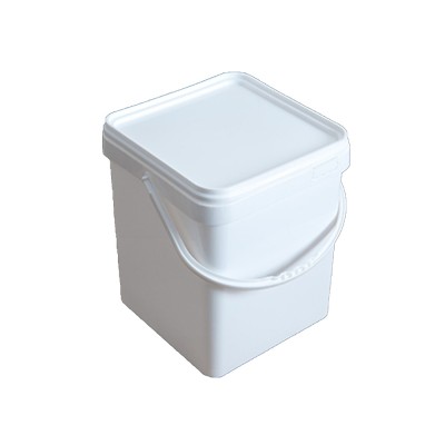 Cheap large square plastic bucket and basin with handles